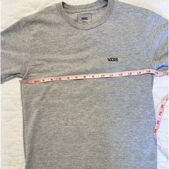 VANS Cotton Gray T- shirt in Size XS - Picture 4 of 6